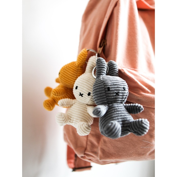 Nijntje Knuffel Sleutelhanger  Corduroy 10cm - Offwhite - Afbeelding 4