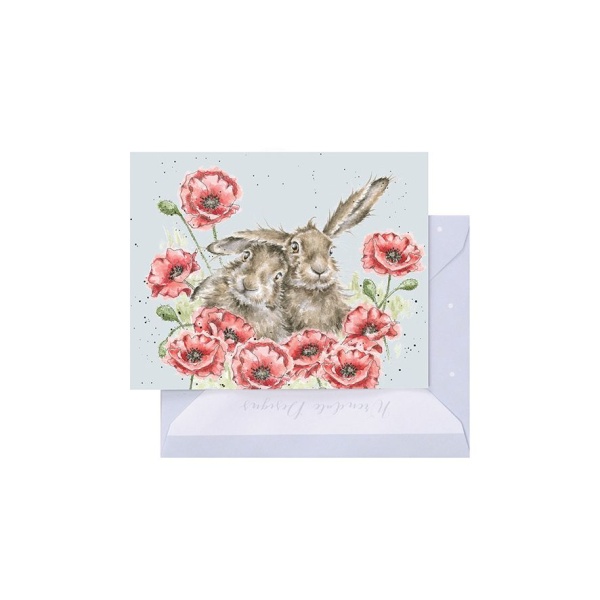 Wrendale Mini Card - Love is in the Hare