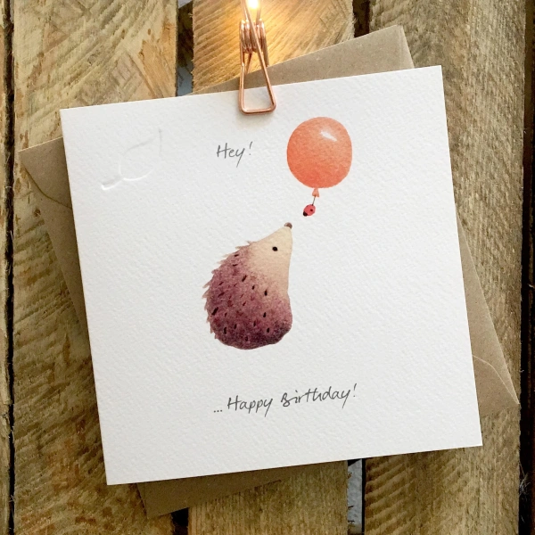 Ginger Betty 14,5x14,5cm Wenskaart - Hey Happy Birthday