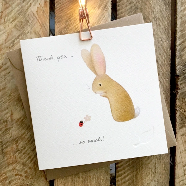 Ginger Betty 14,5x14,5cm Wenskaart - Thank You So Much