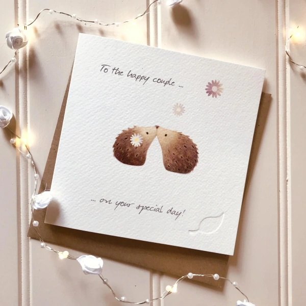 Ginger Betty 14,5x14,5cm Wenskaart - To the Happy Couple