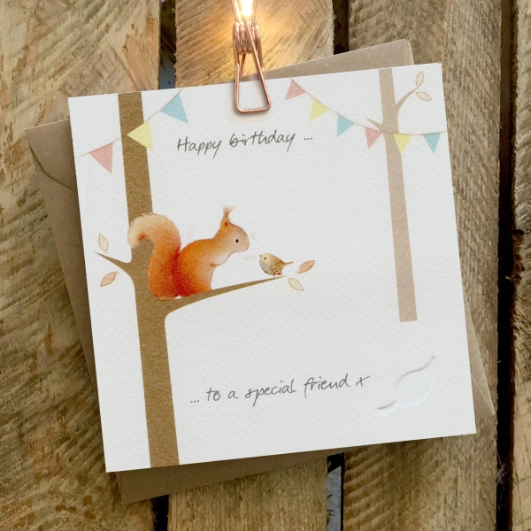 Ginger Betty 14,5x14,5cm Wenskaart - To a Special Friend