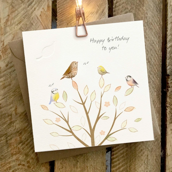 Ginger Betty 14,5x14,5cm Wenskaart - Happy Birthday to You