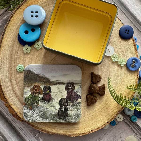 Alex Clark (Square) Blikje - Spaniels - Afbeelding 2