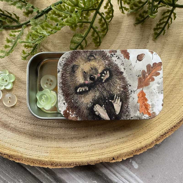Alex Clark Mini Blikje - Hedgehog - Afbeelding 2