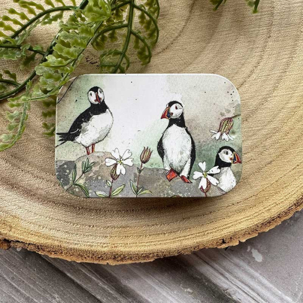 Alex Clark Mini Blikje - Puffins