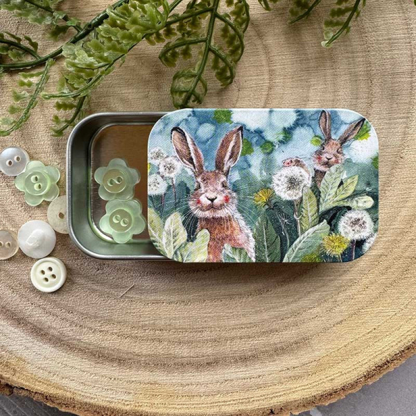 Alex Clark Mini Blikje - Little Rabbits - Afbeelding 2