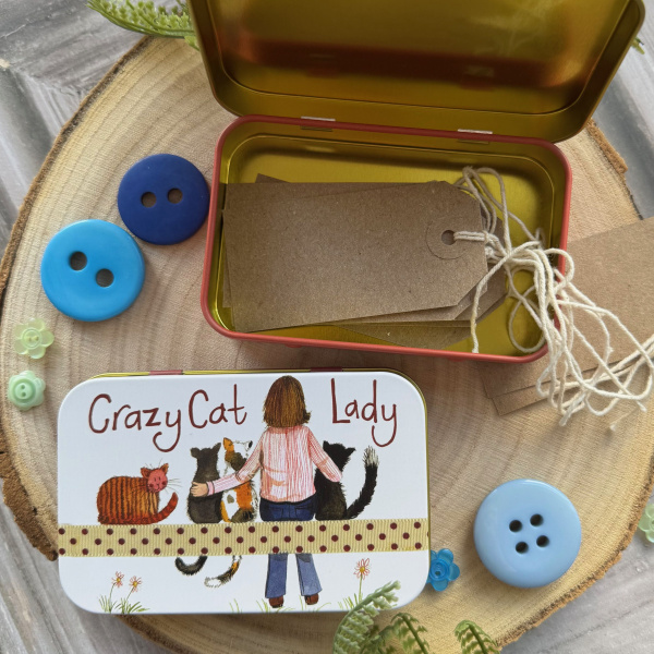 Alex Clark (Rectangle) Blikje - Crazy Cat Lady - Afbeelding 2