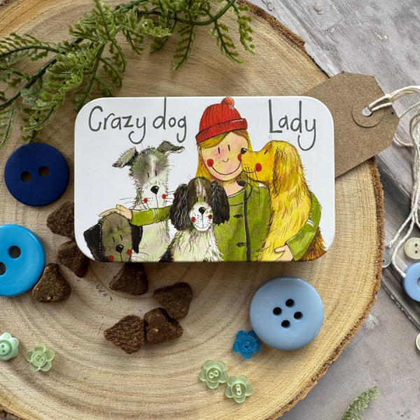Alex Clark (Rectangle) Blikje - Crazy Dog Lady