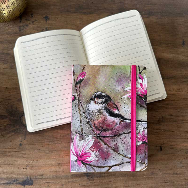 Alex Clark Notitieboekje Klein - Long Tailed Tit - Afbeelding 2