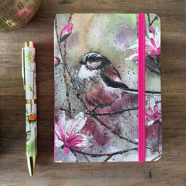 Alex Clark Notitieboekje Klein - Long Tailed Tit