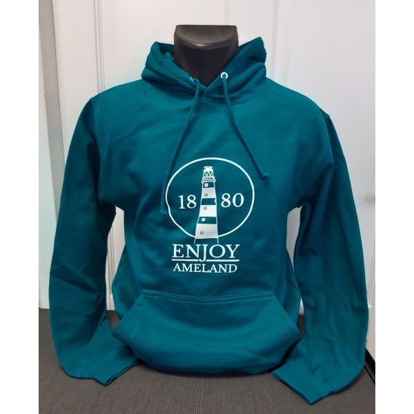 Hoodie Enjoy Ameland - Jade