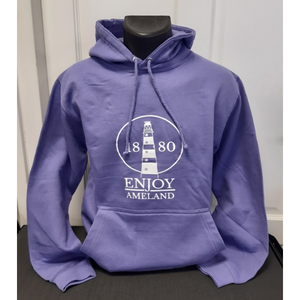Hoodie Enjoy Ameland - True Violet