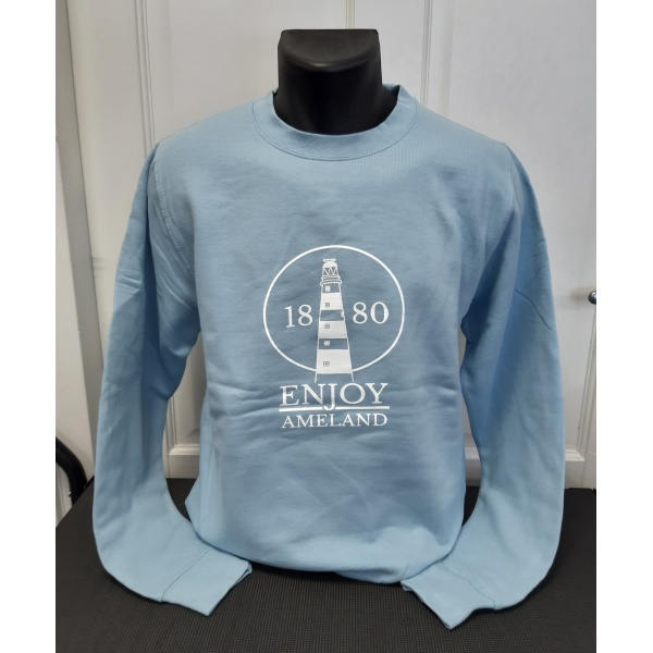 Sweatshirt Enjoy Ameland - Sky Blue