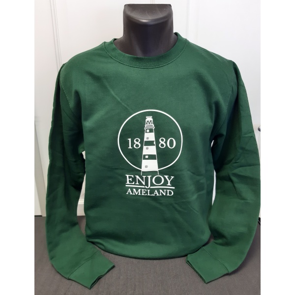 Sweatshirt Enjoy Ameland - Forest Green