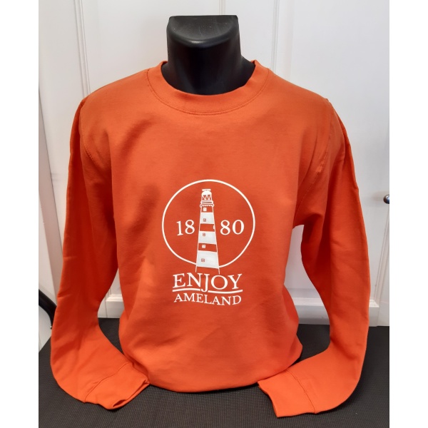 Sweatshirt Enjoy Ameland - Burnt Orange