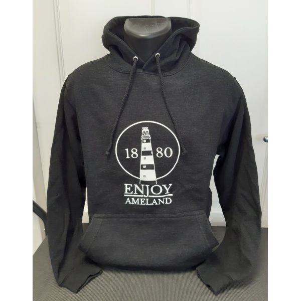 Hoodie Enjoy Ameland - Black Smoke