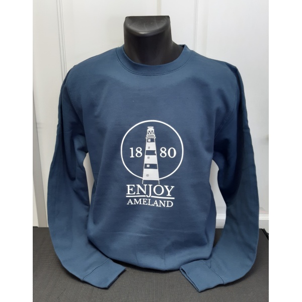 Sweatshirt Enjoy Ameland - Airforce Blue