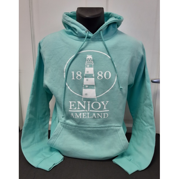Hoodie Enjoy Ameland - Peppermint
