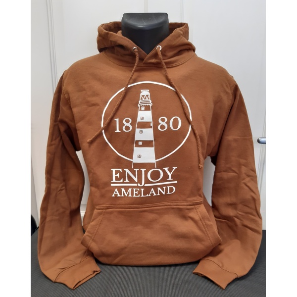 Hoodie Enjoy Ameland - Caramel Toffee