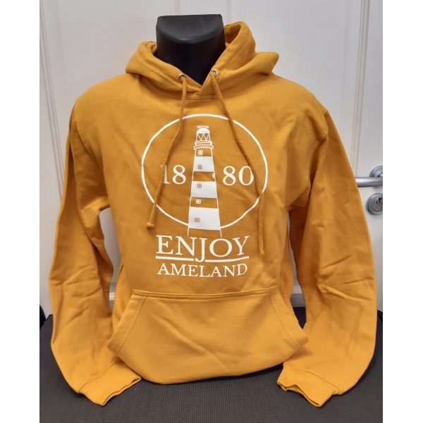 Hoodie Enjoy Ameland - Mustard