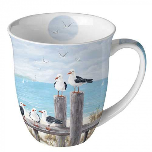 Ambiente mok 400ml - Seagulls on the Dock