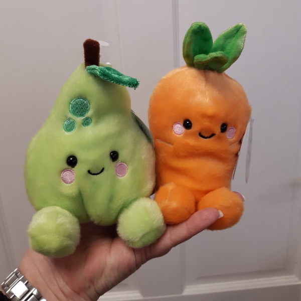 Palm Pals 13cm Vrolijke wortel - Cheerful Carrot - Afbeelding 4