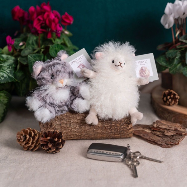 Wrendale Knuffel Sleutelhanger Kat - Esmeralda - Afbeelding 2