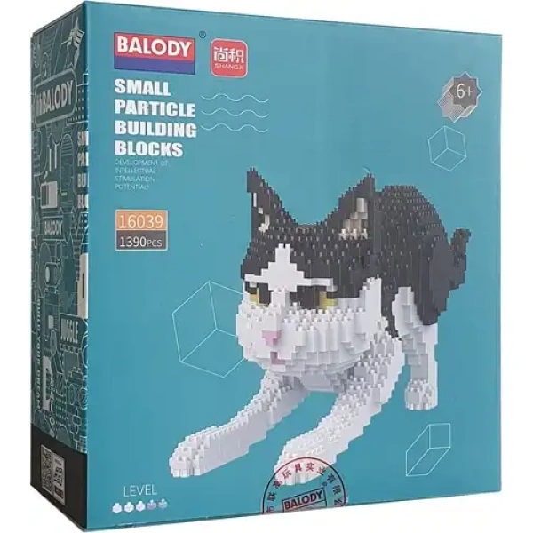 Balody Middel - Zwart witte kat - Afbeelding 2